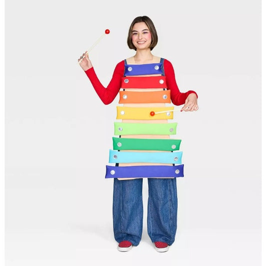 Kids' + Adult Light and Sound Humor Xylophone Costume Sandwich Board OSFM