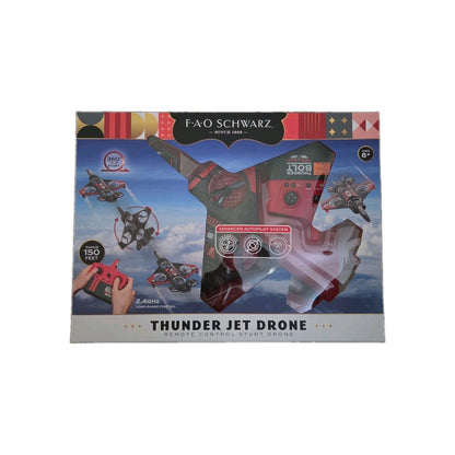 FAO Schwarz Thunderbolt Jet X2 Drone RC Stunt Drone 360 Degree Flip