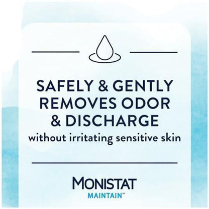 Monistat Feminine Cleaning Wipes with Boric Acid, 12 Ct | CVS