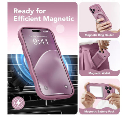 Purple iPhone 17 Pro Case for Women, Compatible with MagSafe