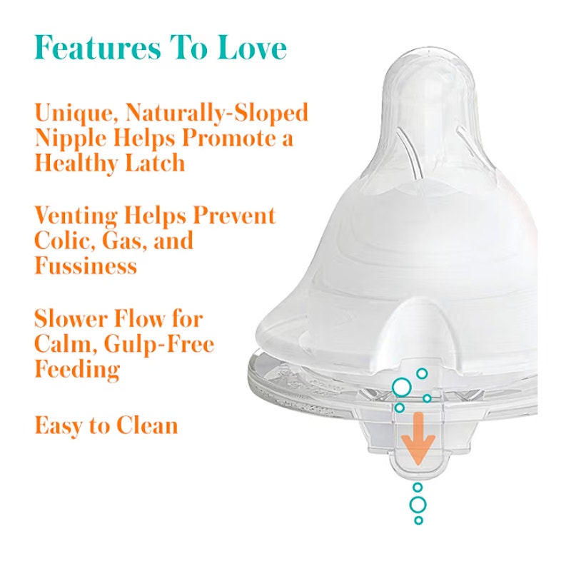 Evenflo Feeding Premium Proflo Venting Balance Plus Wide Neck Set of 6