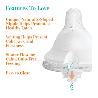 Evenflo Feeding Premium Proflo Venting Balance Plus Wide Neck Set of 6