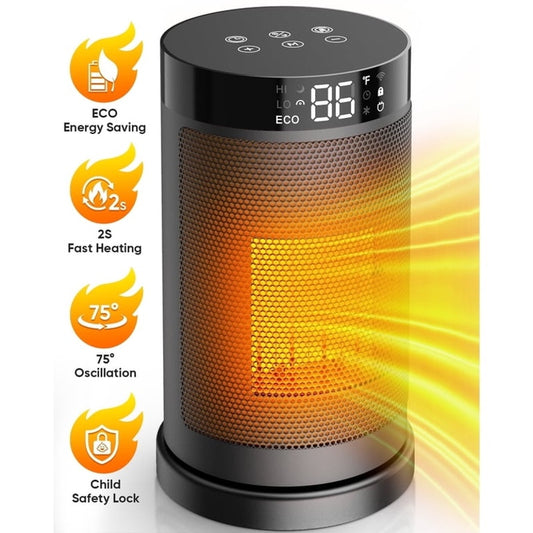 Space Heater for Home, 1500W Portable Heater