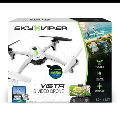 Sky Viper Vista HD Video RC Drone Stream & Record Optical Flow