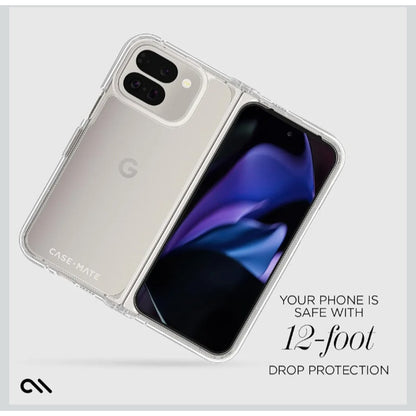 Case-Mate Tough Google Pixel 9 Pro Fold Case - Rugged Phone Case - Clear
