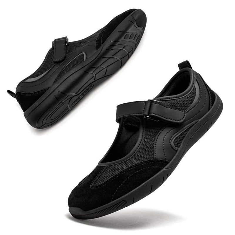 HOBIBEAR Women's Size 10 Mary Jane Sneakers German Trainer Style Flats EU 41