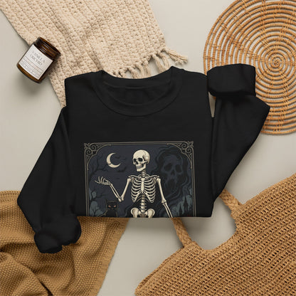 Skeleton Vintage Art Crewneck Sweatshirt
