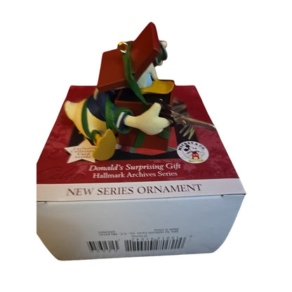Hallmark Keepsake Ornament Donald's Surprising Gift Archives Series #1 - 1997
