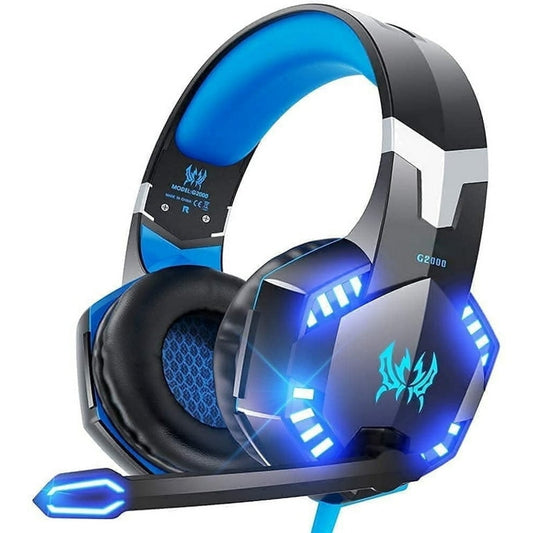 G2000 Gaming Headsets, Noise Cancelling Over-Ear Headset with Mic