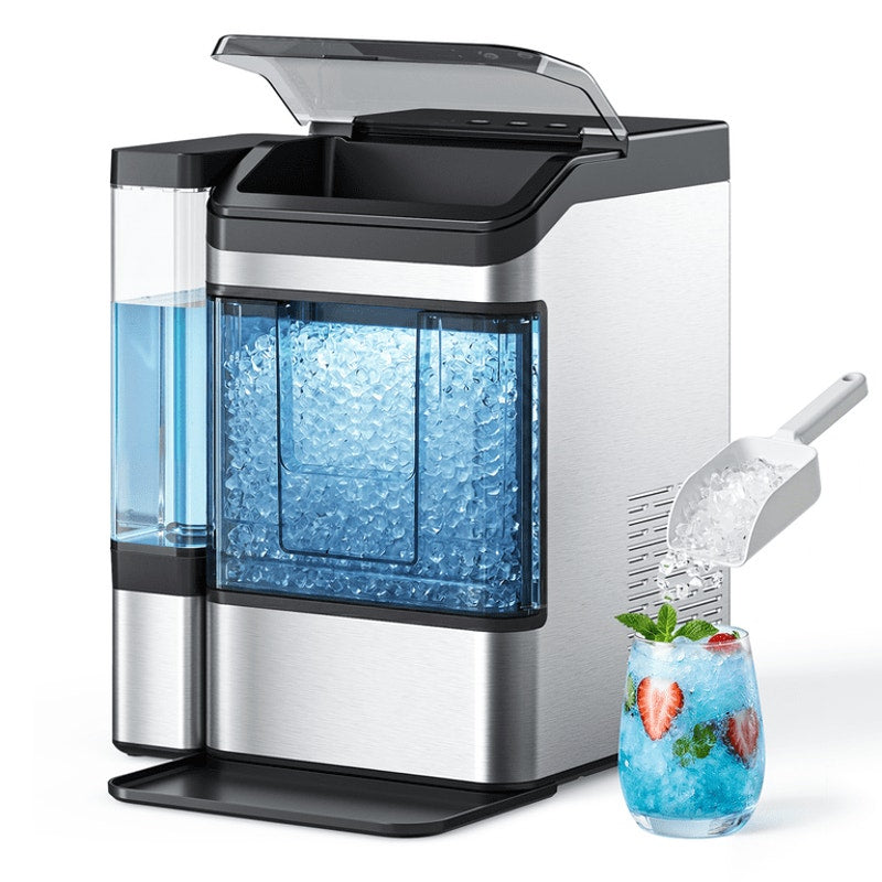Ice Maker Countertop, Nugget Ice in 6 Mins, 44LBS/Day Chewable Ice Machine