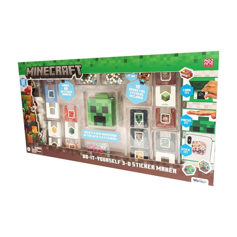 Minecraft 3D Creeper Sticker Maker Craft Kit