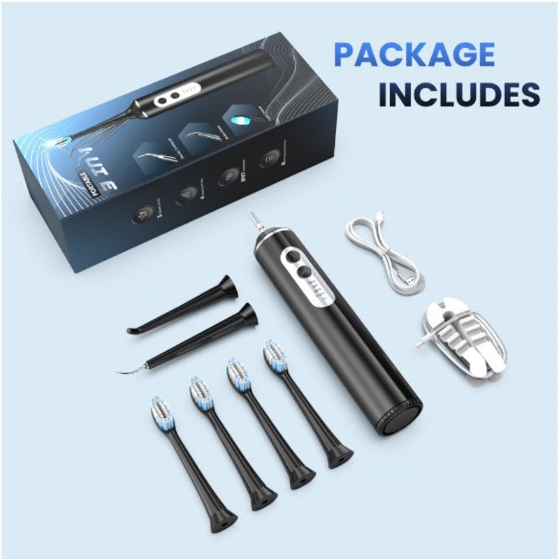 Speed Sonic Electric Toothbrush 3 Soft Bristle Heads IPX7 Waterproof Wireless