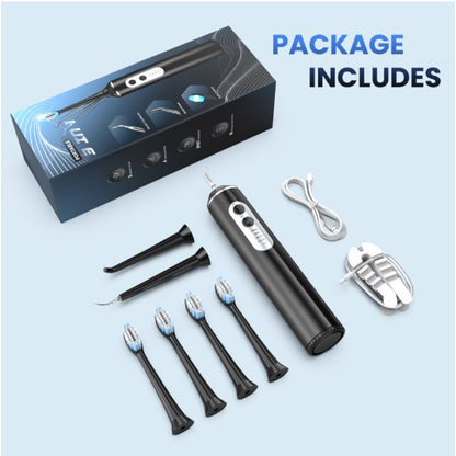 Speed Sonic Electric Toothbrush 3 Soft Bristle Heads IPX7 Waterproof Wireless