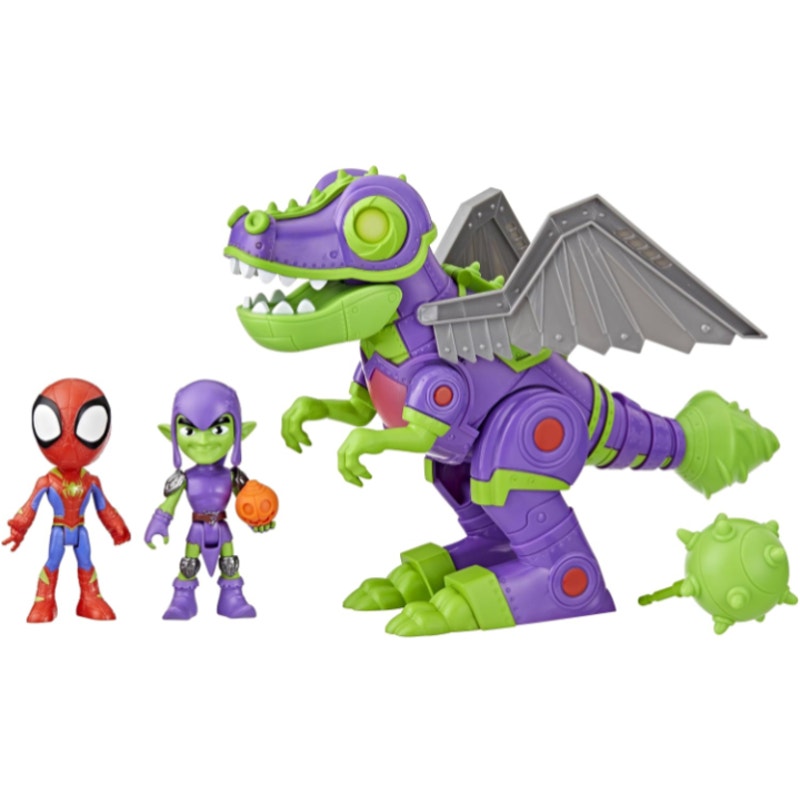 Marvel Spidey and His Amazing Friends Dino-Webs Goblinsaurus Mech Pack