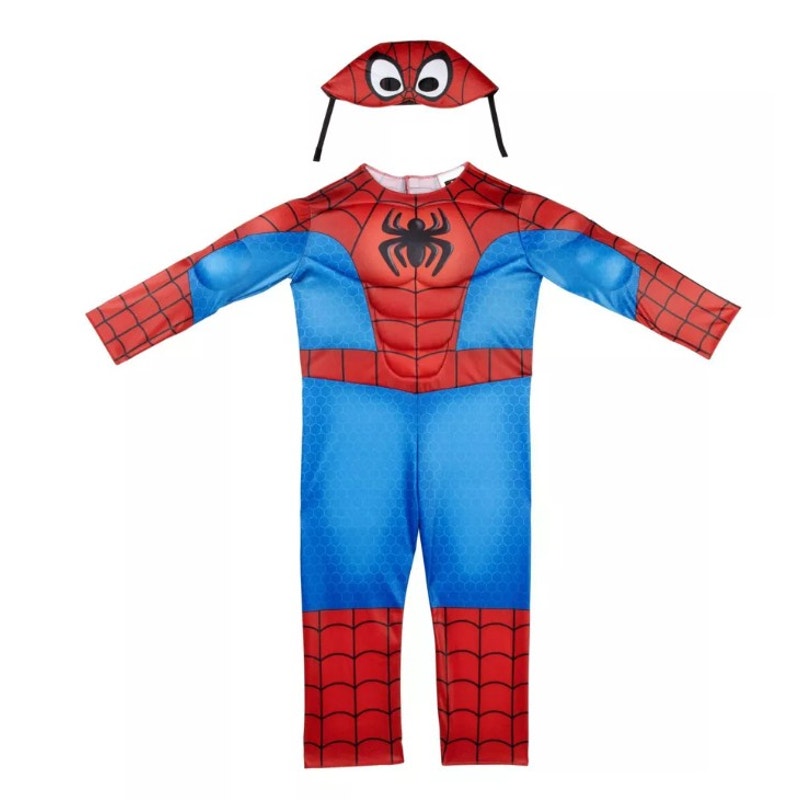Marvel Spidey & His Amazing Friends Spider-Man Toddler Halloween Costume Size 3T-4T