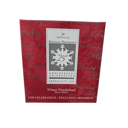 Hallmark 1998 Winter Wonderland Silver Plated Exclusive Ornament New