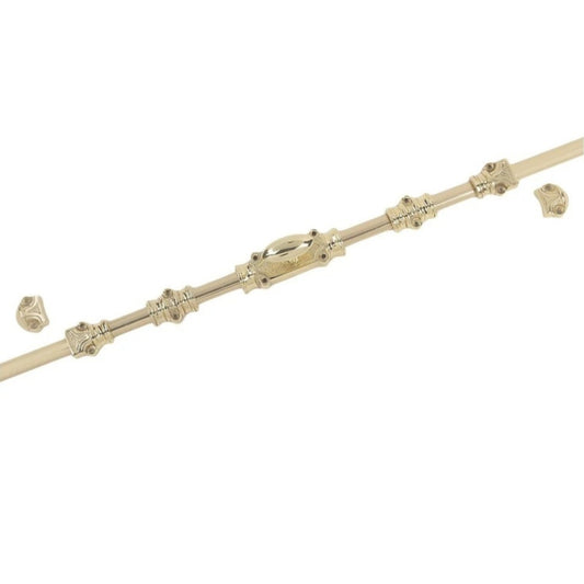 A29 Solid Brass Window Cremone Bolt Lock Polished Lacquered Finish