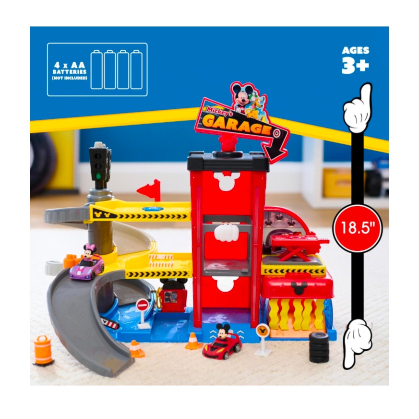 Disney Junior Mickey Mouse Ready to Race Garage set.