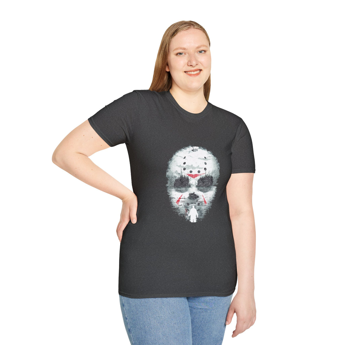 Horror Hockey Mask Friday The 13th T-Shirt —  Jason Inspired Graphic Tee