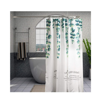 L shaped shower curtain rod