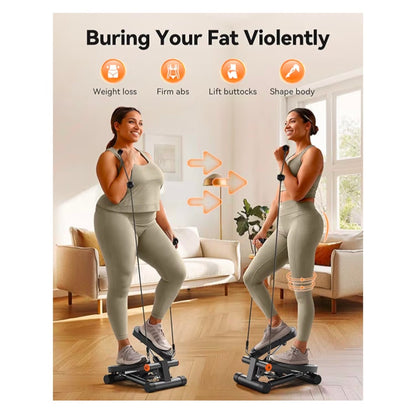 Stepper for Exercise, Stair Stepper with Resistance Bands