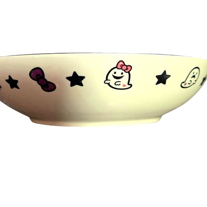 Sanrio Hello Kitty 46oz Halloween Mummy & Bats Ceramic Bowl 9" NEW