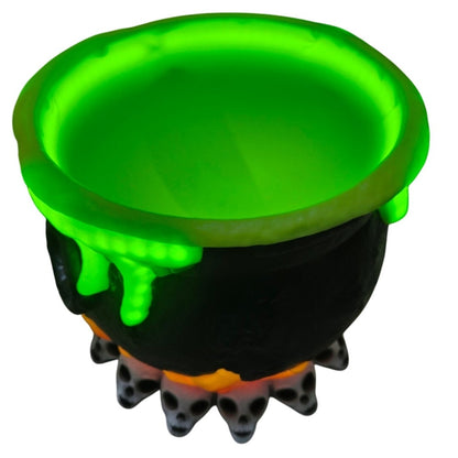 New 17" Light & Sound Candy Bowl Cauldron Outdoor Halloween Decor Hyde and EEK!