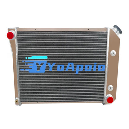 3 Row Aluminum Radiator for 1968-1974 Chevy Nova 1975-1987 EL Camino