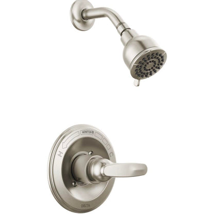 Delta 13 Series 2-Spray Shower Head & Handle Kit Brushed Nickel