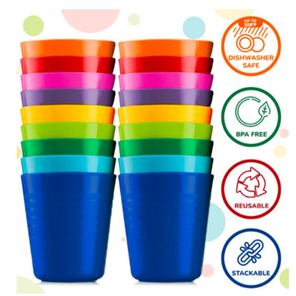 Kids Cups - Set of 18 Plastic cups