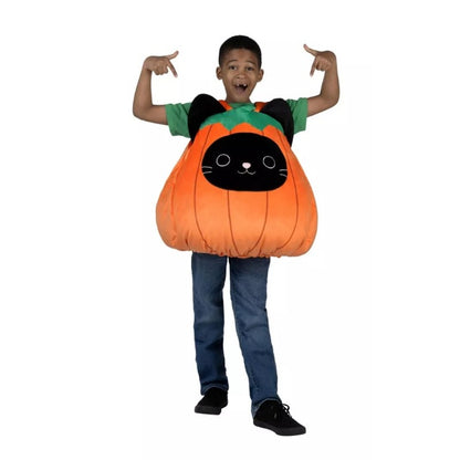 Squishmallows Calio Pumpkin Cat Halloween Costume - Youth One Size Fits Most - New
