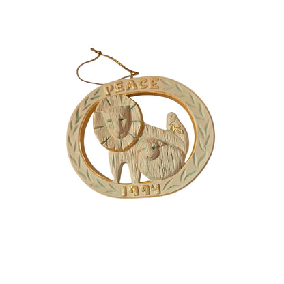 Hallmark Keepsake Ornament 1994 Time of Peace - Lion and Lamb