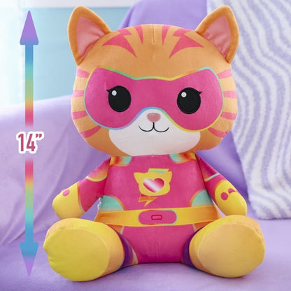 Disney Junior SuperKitties Weighted Stuffed Animal Plush Cat