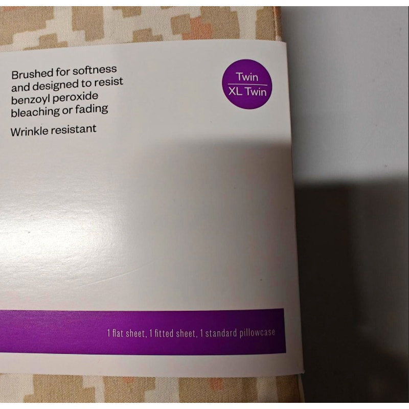 Room Essentials Twin/Twin XL Microfiber Sheet Set