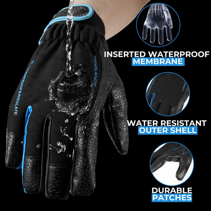 Men's Winter Work Gloves Waterproof Size Medium