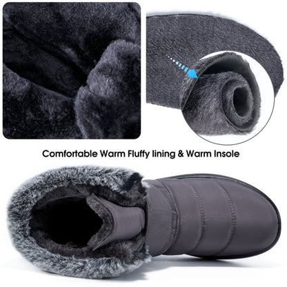 Women's Snow Boots Slip On Size 6 Waterproof