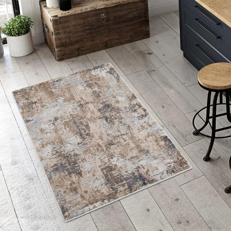 New Koshani Allure Area Rug Beige 5'x8'