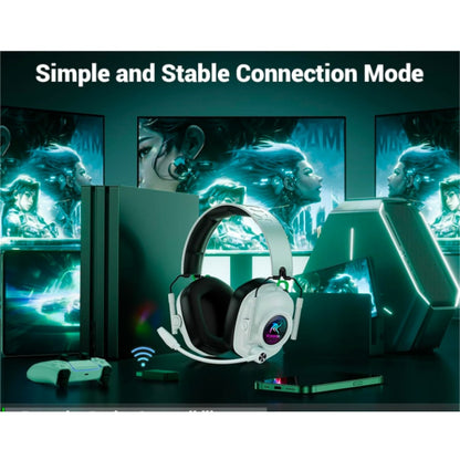 Wireless Gaming Headset for PC, PS5, PS4, Switch, Mac，2.4 GHz