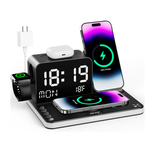 Acer Gadget 7-in-1 Wireless Charging Station Charger Stand for Multiple Devices