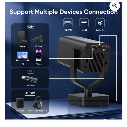 Portable 1080p Mini Projector