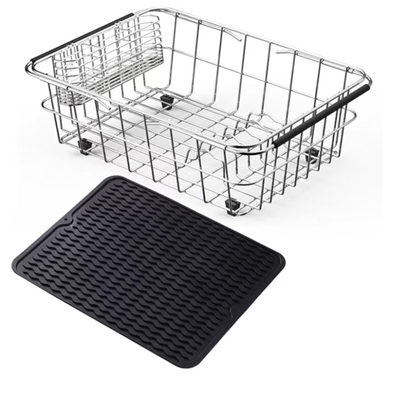 Stainless Steel Dish Drying Rack Expandable