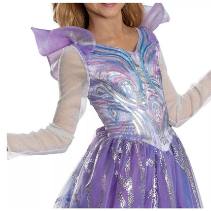 Wicked the Musical Glinda "For Good" Deluxe Halloween Costume - Girls Size 3T-4T - Lavender - New