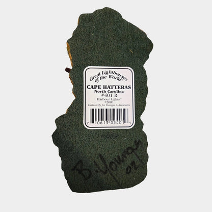 Harbour Lights Autographed Cape Hatteras Collectible Lighthouse Certificate of Authenticity