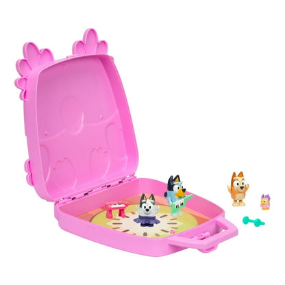 Chattermax Figure Case, Includes Bluey, Bingo, Muffin