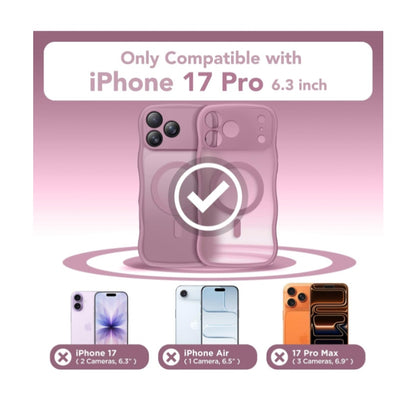 Purple iPhone 17 Pro Case for Women, Compatible with MagSafe