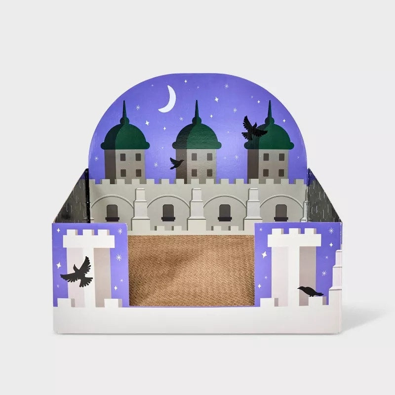 Halloween Castle Theme Cat Scratcher Pad - 15" - Boots & Barkley