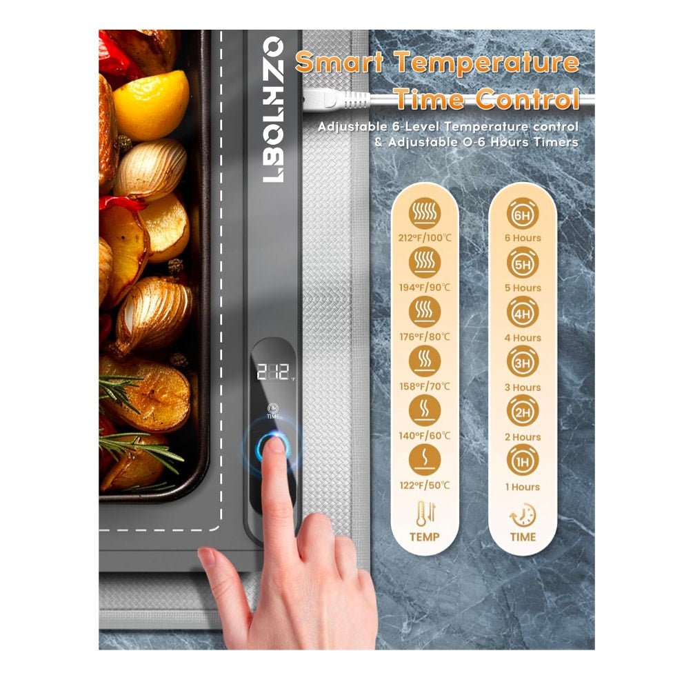 Warming Mat For Food Extra Large 36"x12" 580W Food Warming Mat