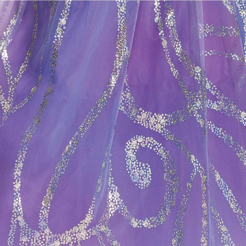 Wicked the Musical Glinda "For Good" Deluxe Halloween Costume - Girls Size 3T-4T - Lavender - New
