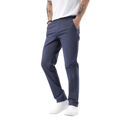 Plaid&Plain Pacific Blue Navy Men's Chino Pants 33x32