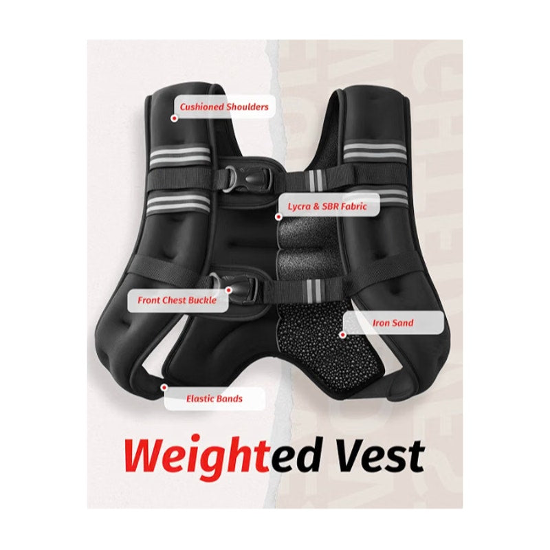 ZELUS Weighted Vest , 25lb Weight Vest
